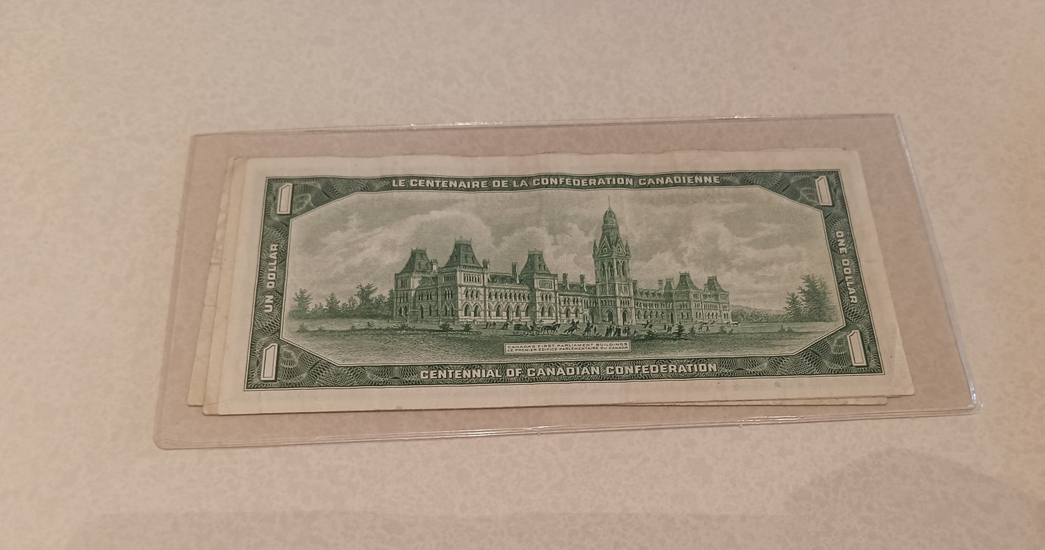 Currency, Banknote, Canada, Back view