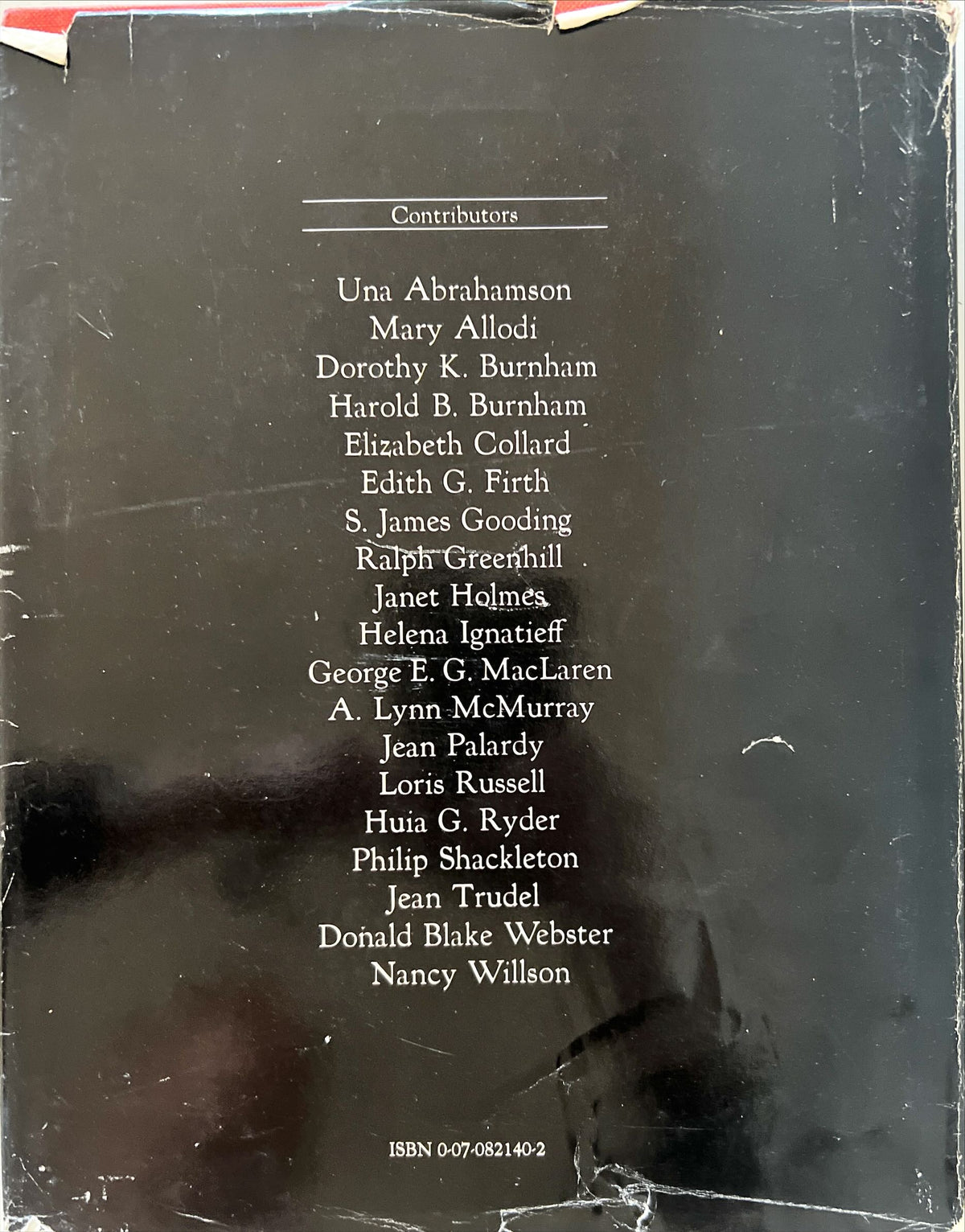 Book, Antique, Collectibles, Ed. Donald Blake Webster, The Book of Canadian Antiques, Back view