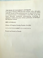 Book, Antique, Collectibles, Ed. Donald Blake Webster, The Book of Canadian Antiques, Inside view
