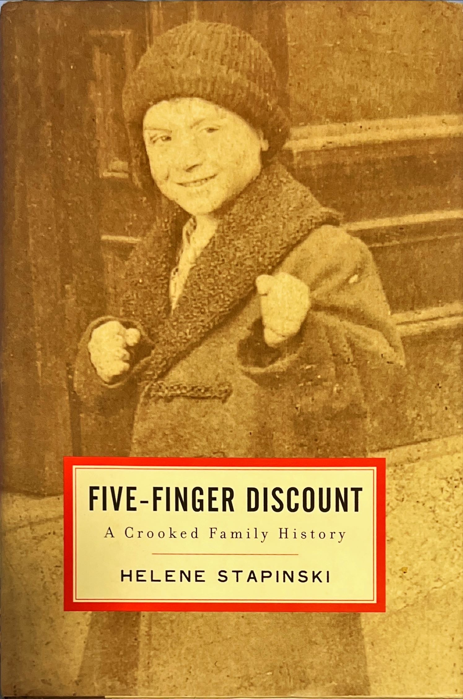 Book, History, Memoir, Biography, Literature, Helene Stapinski, Five-Finger Discount: A Crooked Family History, Front view