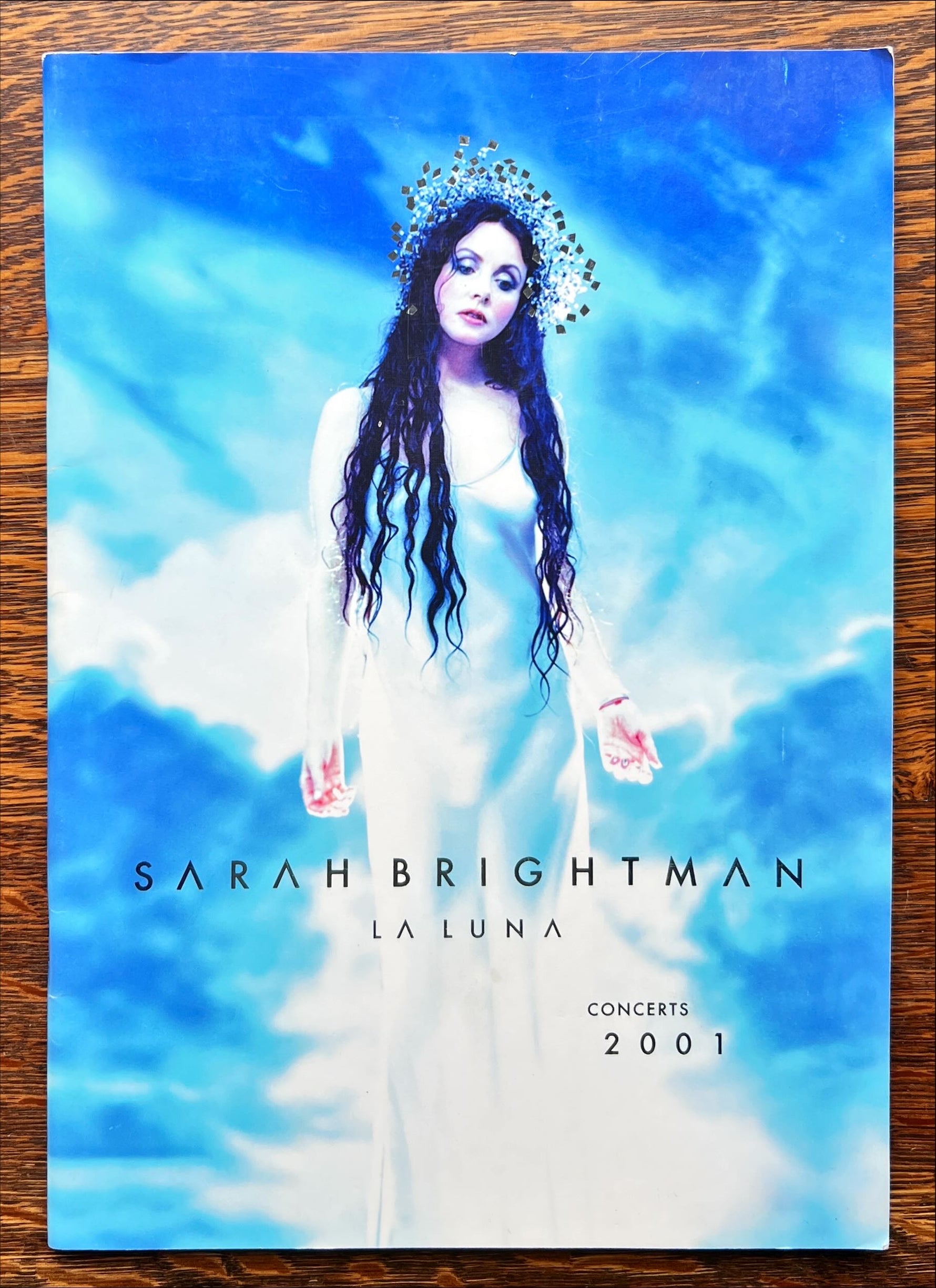 Program, Music, Sarah Brightman, Sarah Brightman La Luna Concerts 2001 Programme, Front view