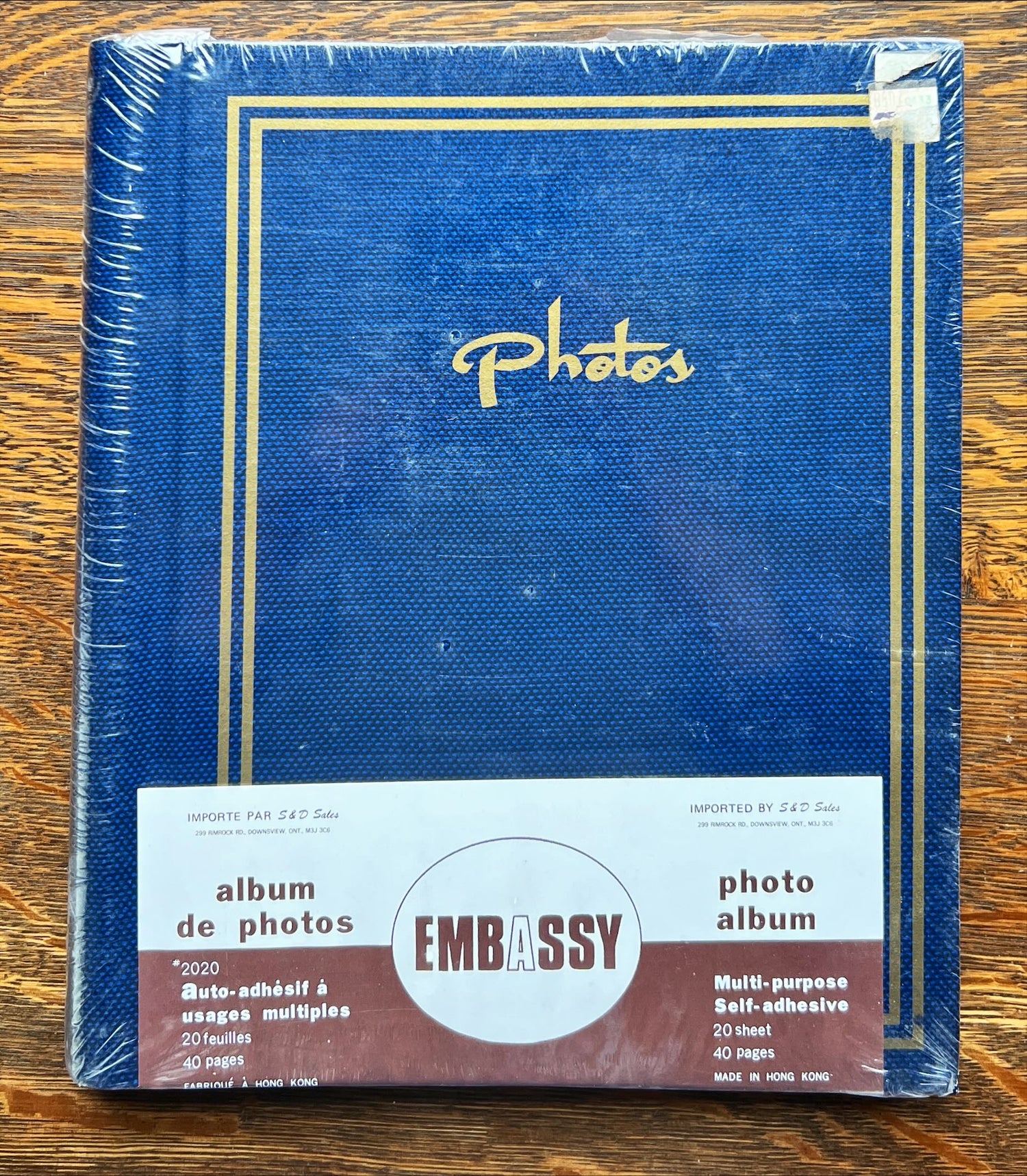 Home, Photo Album, Embassy Multi-Purpose Photo Album 20 Sheet 40 Pages, Embassy, Front view