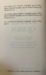 Book, Fiction, Ellery Queen, The Bizarre Murders, Inside view