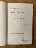 Book, Fiction, T.S. Eliot, Murder in the Cathedral, Inside view