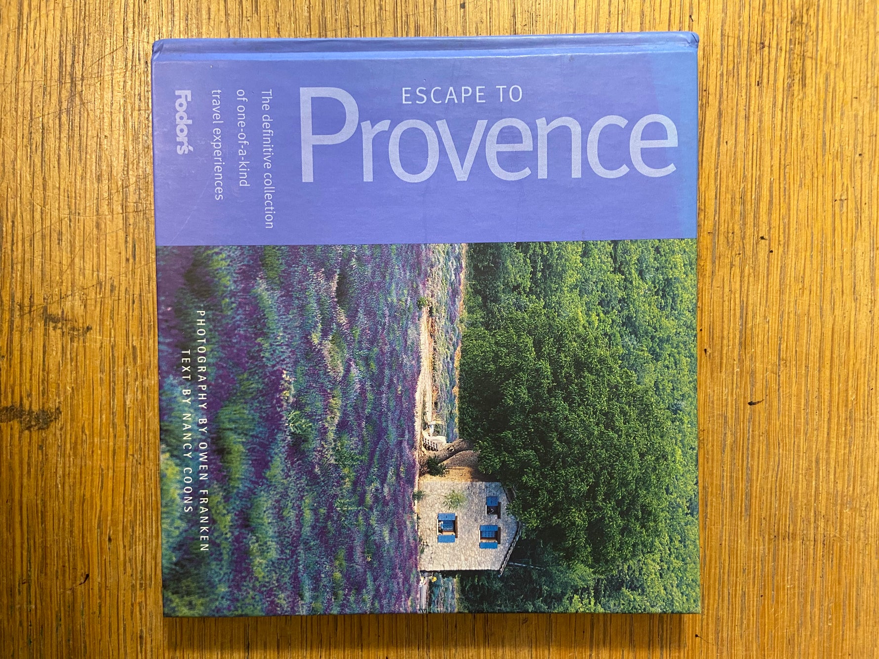 Book, Photography, Travel, Nancy Coons and Owen Franken, Escape to Provence, Front view