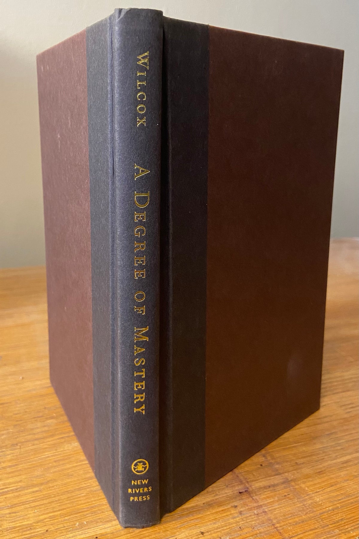 Book, Arts, Education, Annie Tremmel Wilcox, A Degree of Mastery: A Journey Through Book Arts Apprenticeship, Spine view