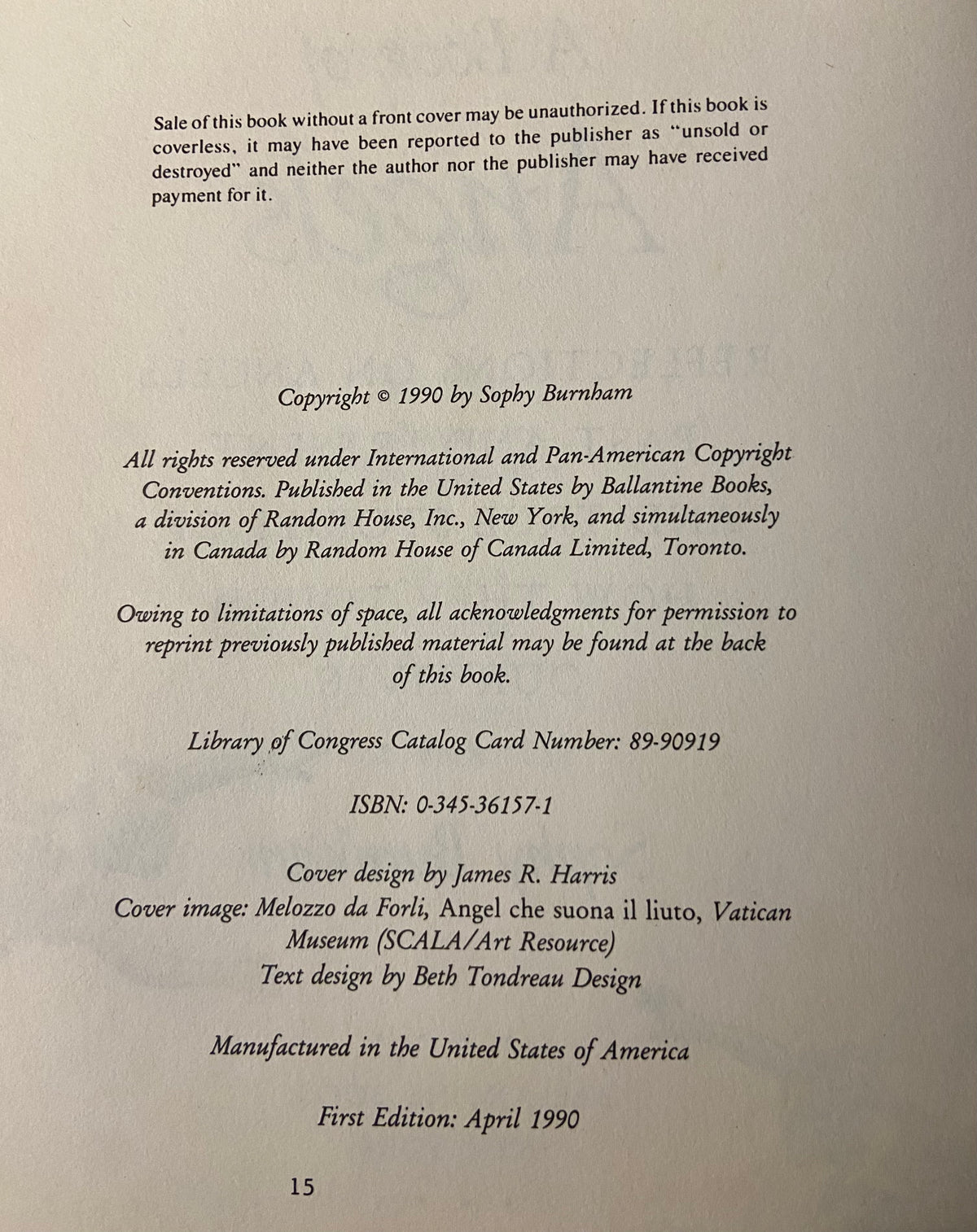 Book, Spiritual, Other, Sophy Burnham, A Book of Angles, Inside view